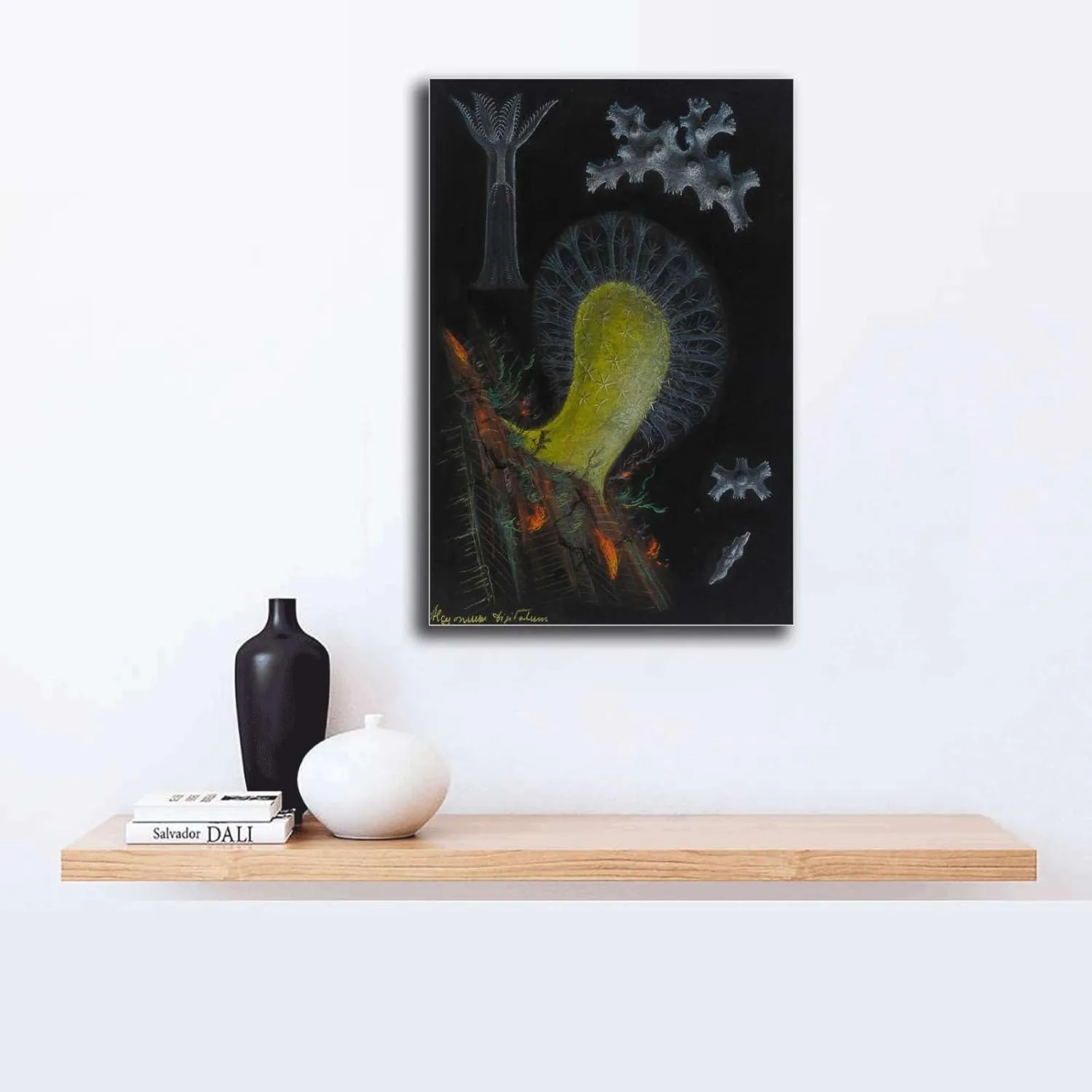 YPEKODRF Oil on Canvas Posters And PrintsPhilip Henry Gosse Dead Man's Fingers (CLiving Room Bedroom Home Decoration 16x24inch
