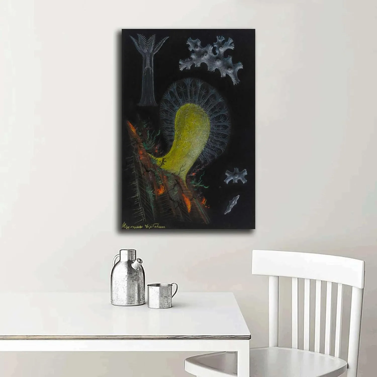 YPEKODRF Oil on Canvas Posters And PrintsPhilip Henry Gosse Dead Man's Fingers (CLiving Room Bedroom Home Decoration 16x24inch
