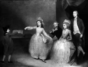 Zoffany The Minuet NThe Minuet Oil On Canvas By John Zoffany (1733-1810) Poster Print by (18 x 24)
